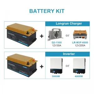 12V 230Ah Lithium LFP LiFePO4 Battery for RV Boat Forklift