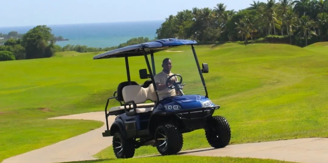 Golf cart lithium battery