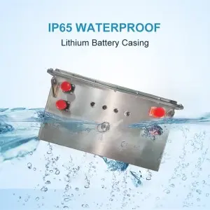 Black 100ah 200ah 204ah Battery Pack Lifepo4 Boat IP65 Fishing Bait Boat Battery 51.2v Lithium Boat Battery